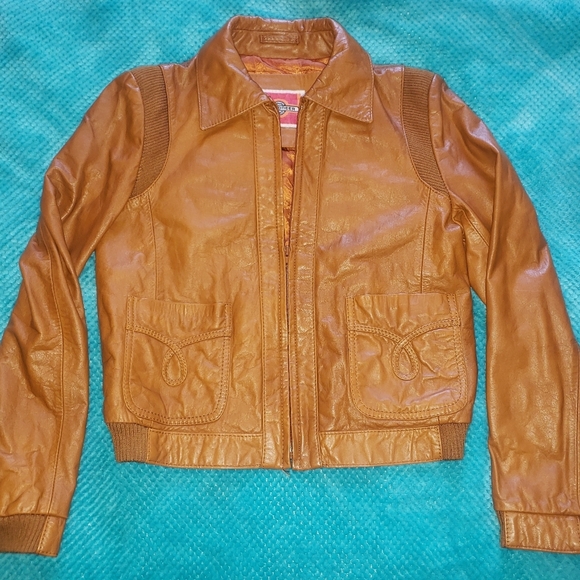 Vintage Ms. Pioneer Genuine Leather XS/S Jacket - Picture 1 of 7